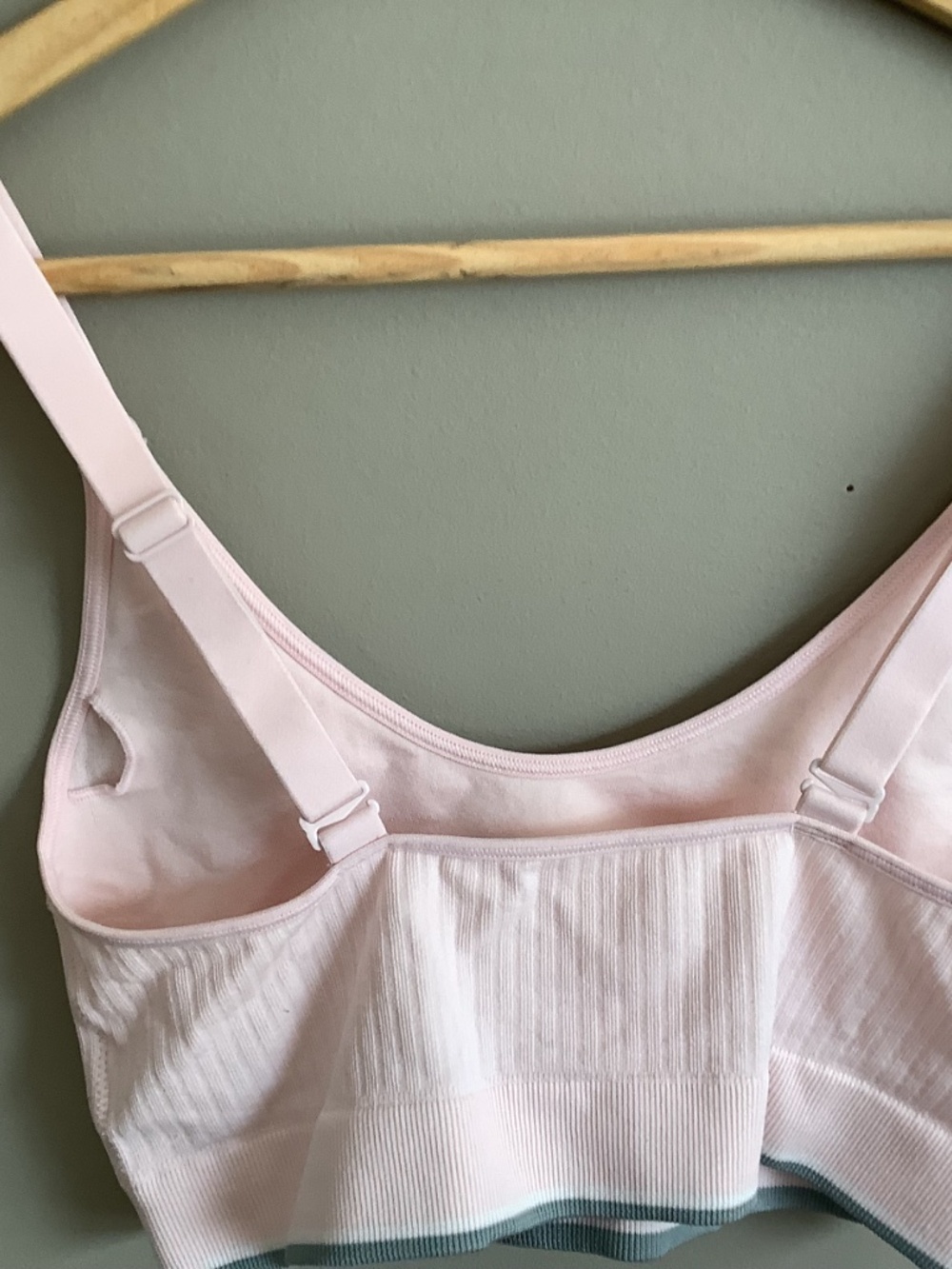$5 Add On -PInk Ribbed Bralette / Sport Bra - Picture 2 of 6